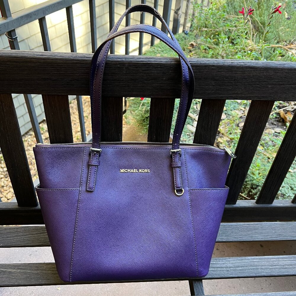 Michael Kors Purple Shoulder Bag